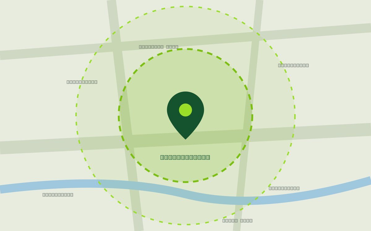 Simplified map of the Hillsborough NJ service area
